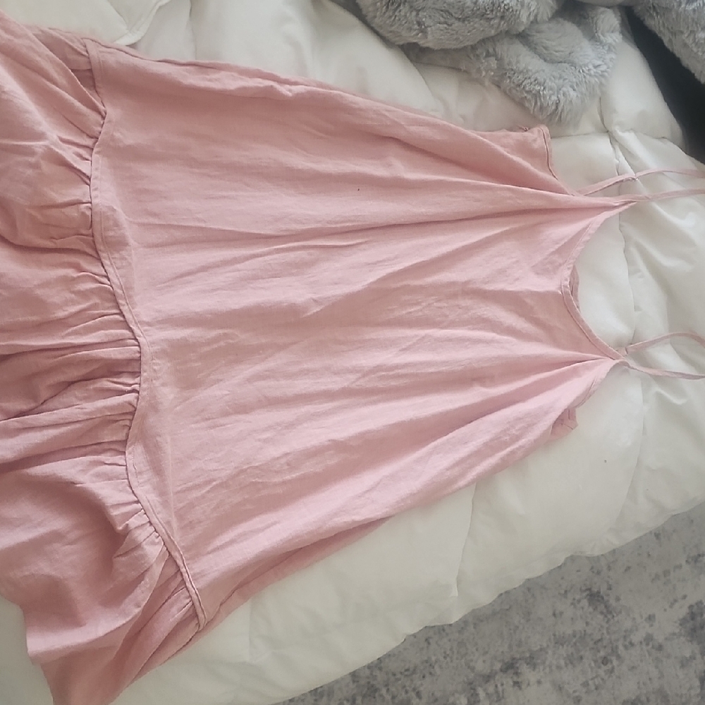 Pink Sleeveless Dress
